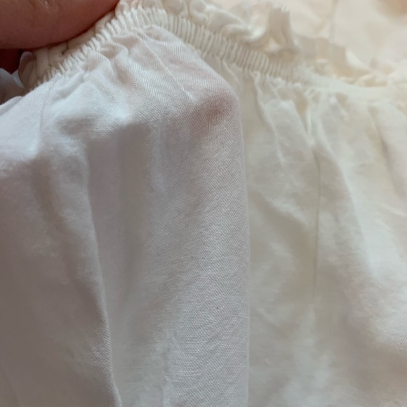 Brandy Melville white maura off the shoulder top - Picture 5 of 5